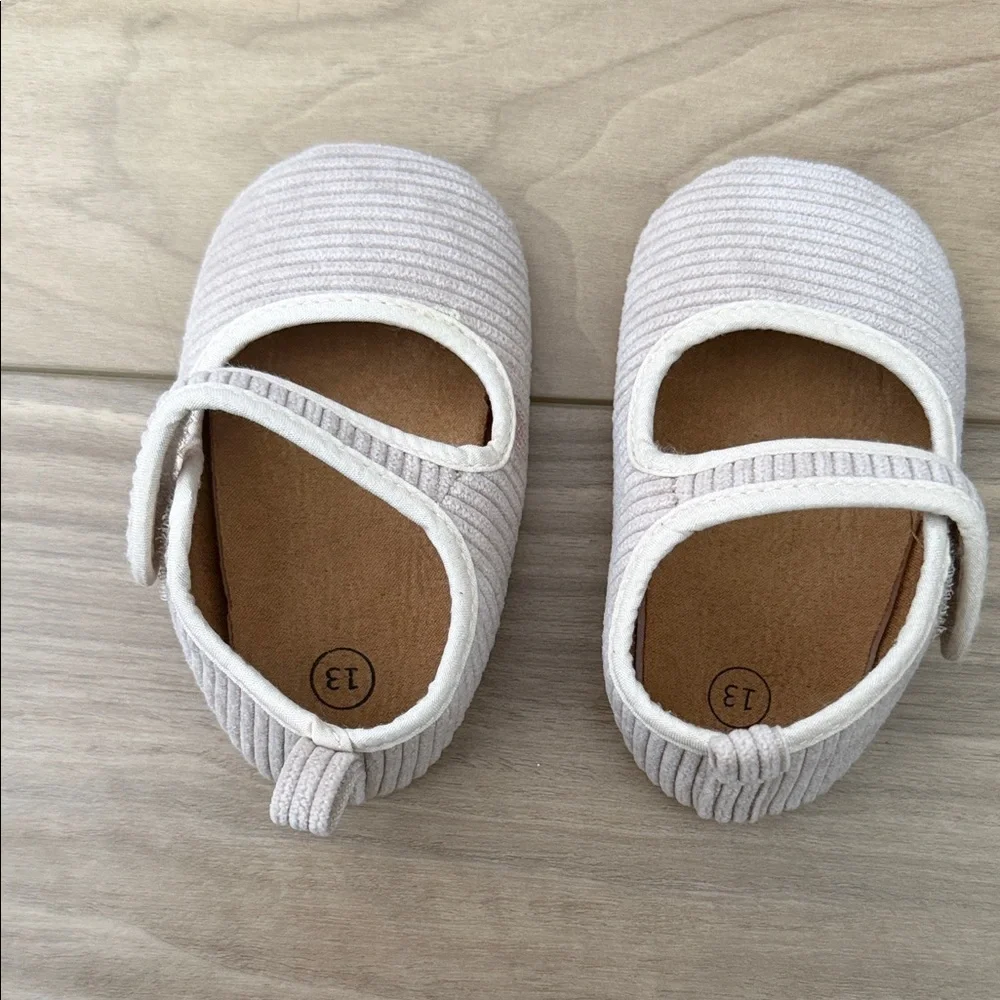 Gray Kids Shoes with Strap